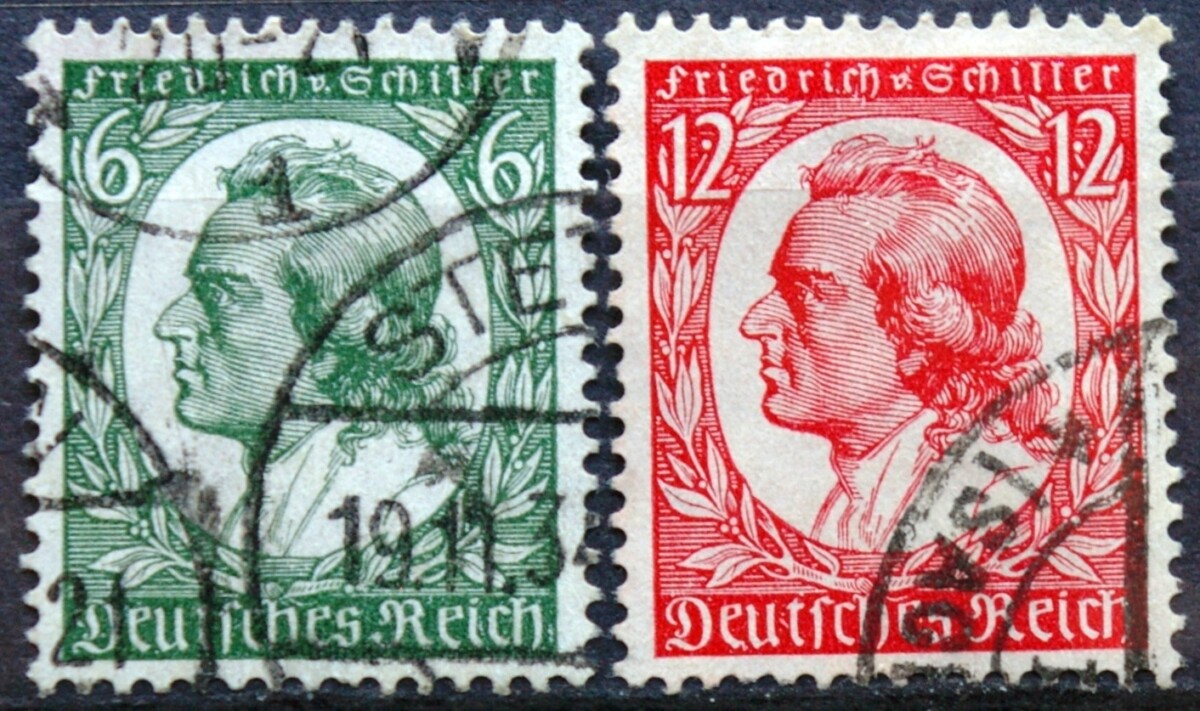 Vokietijos Reichas, pilna serija MiNr 554-555 Used(O)