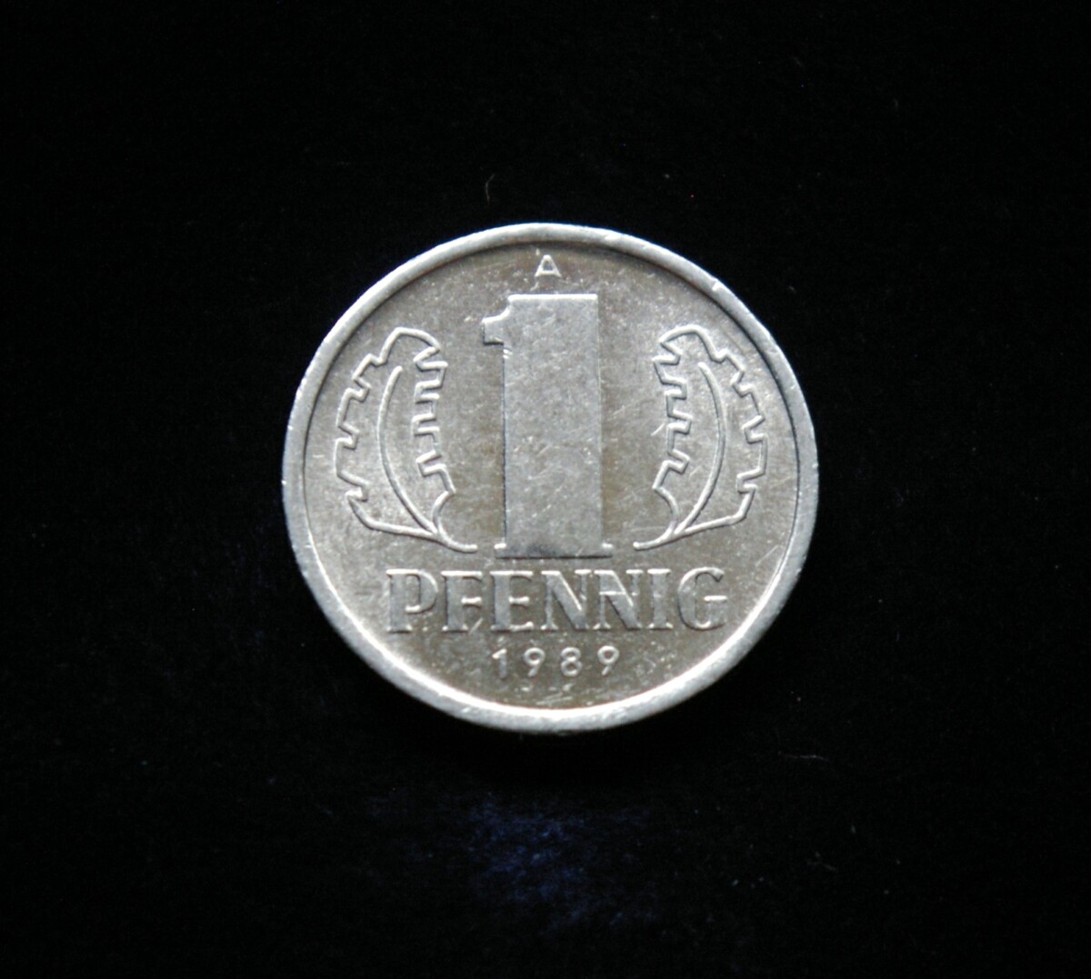 Vokietijos Demokratinė Respublika, 1 pfenigas 1989m