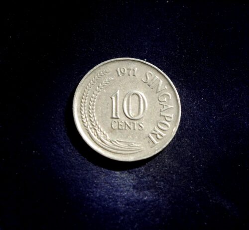 Singapūras, 10 centų 1971m