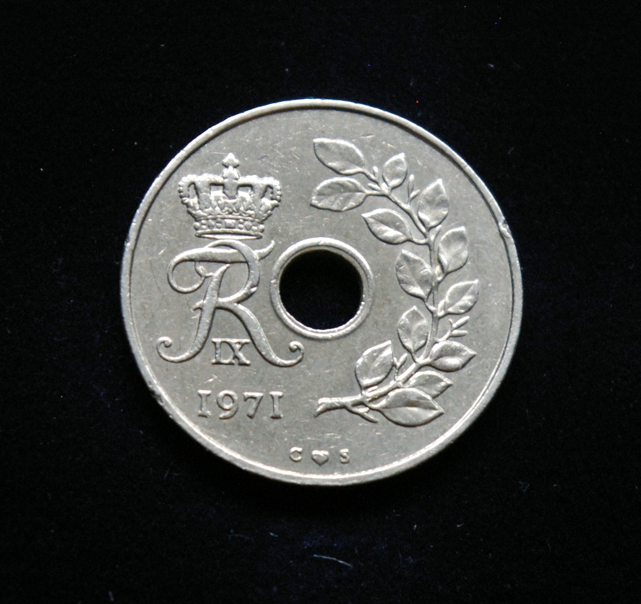 Danija, 25 erės 1971m Ex2