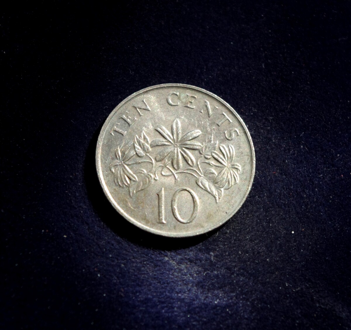 Singapūras, 10 centų 1987m