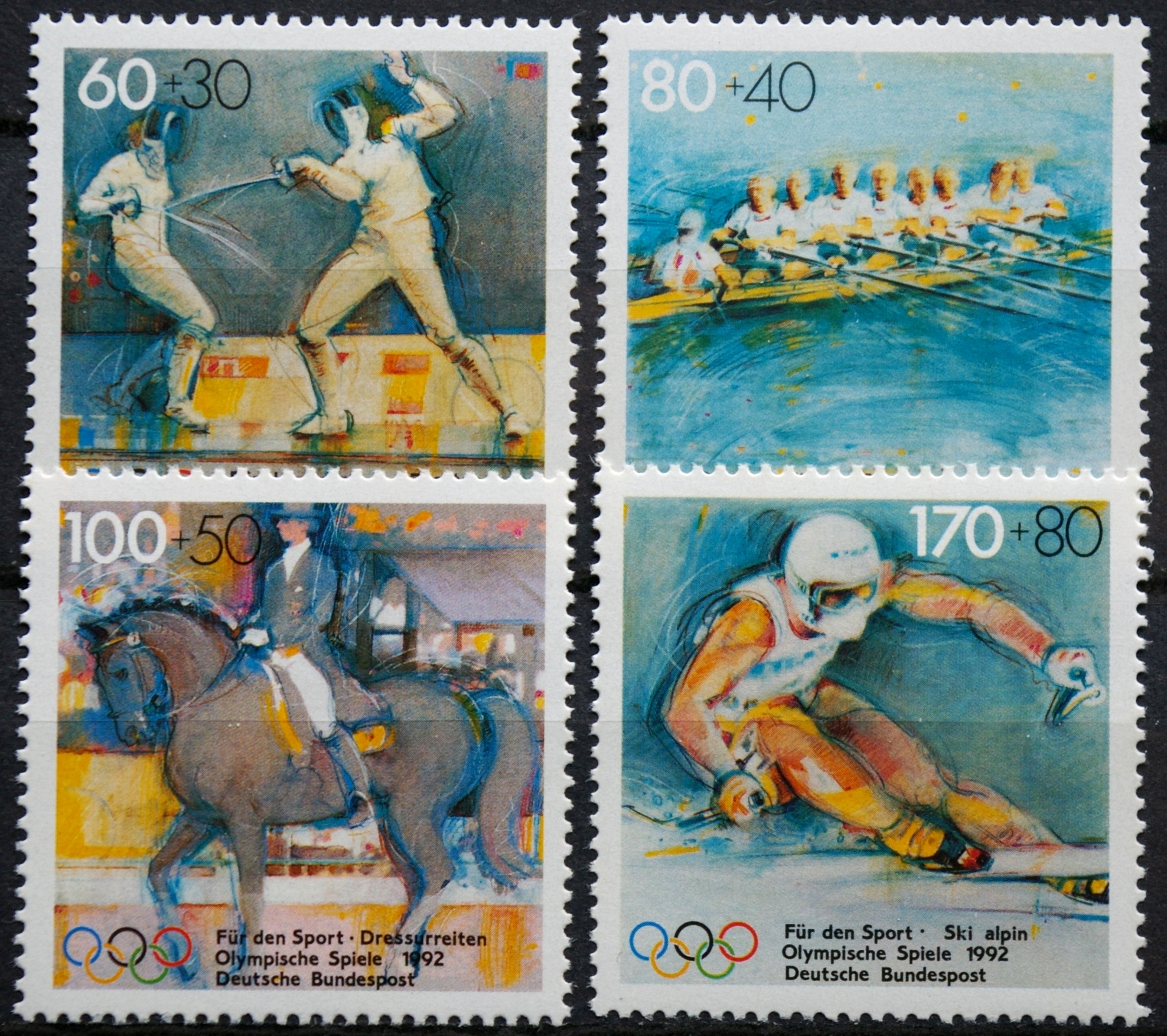 Vokietija, pilna serija MiNr 1592-1595 MNH**