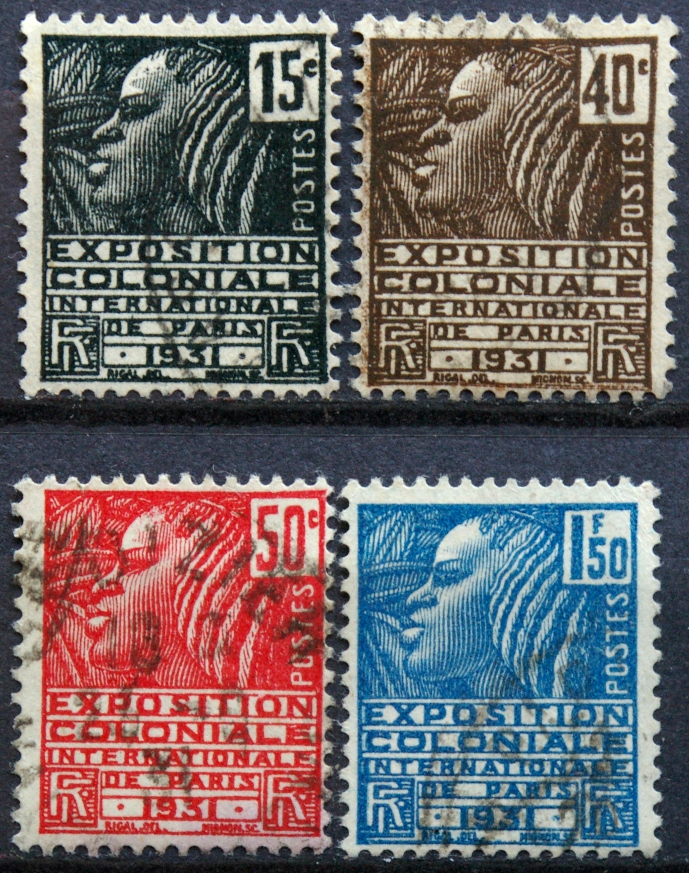 Prancūzija, pilna serija ScNr 258-261 Used(O)