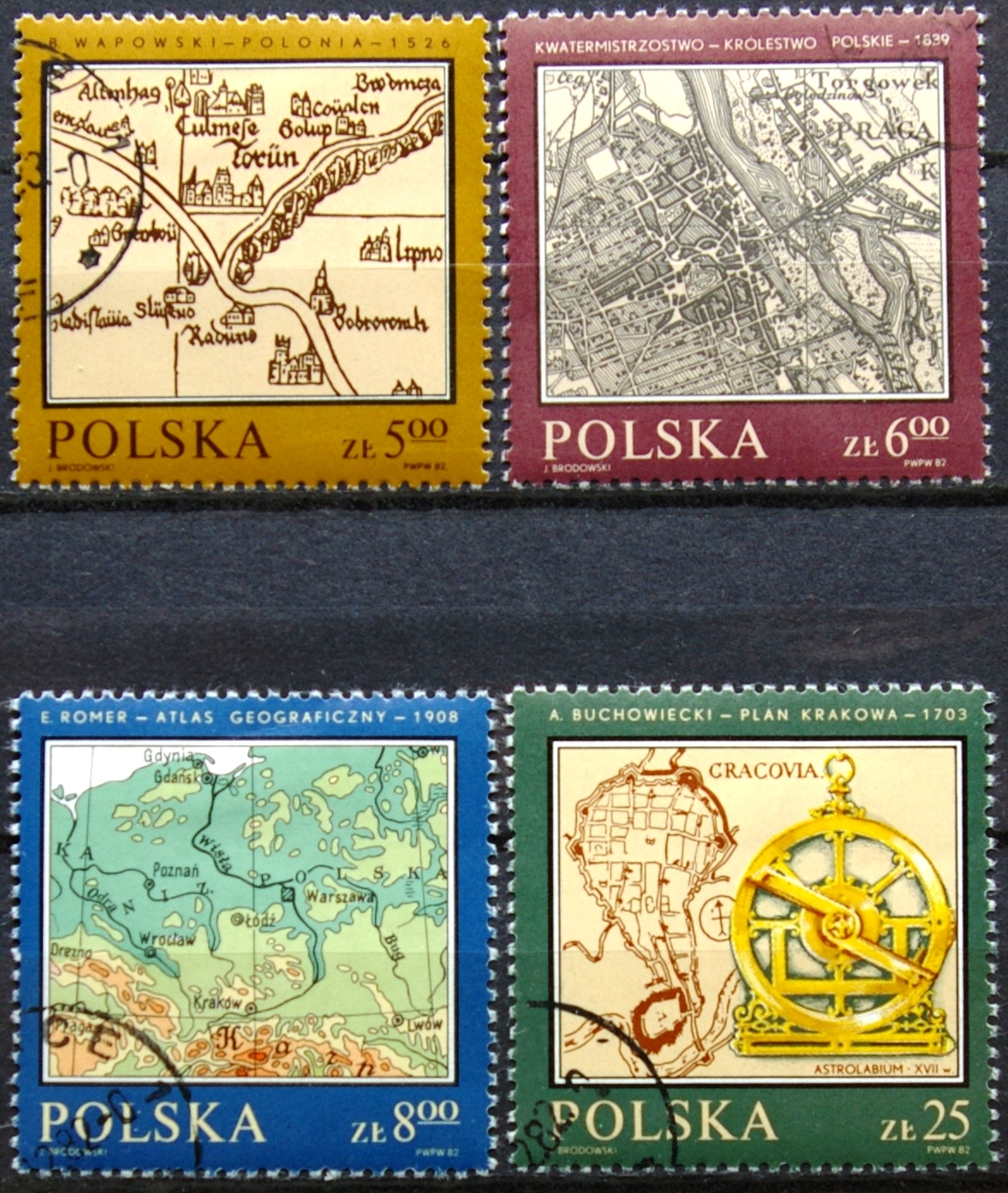 Lenkija, pilna serija ScNr 2550-2553 Used(O)