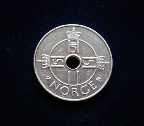 Norvegija, 1 krona, 2001m JJE