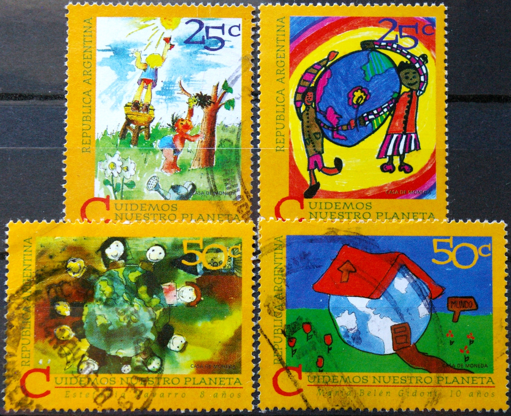 Argentina, pilna serija, MiNr 2225-2228 Used (O)/MNH** E