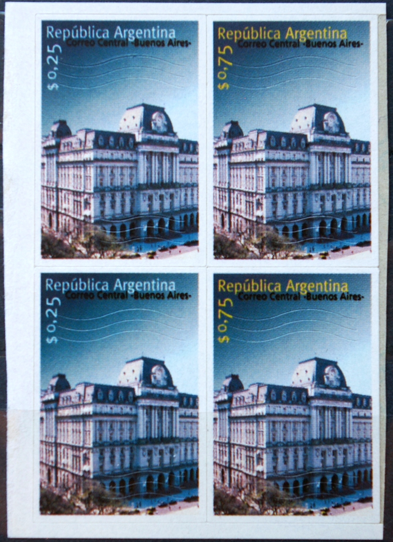 Argentina, pilnos dvi serijos kvartblokyje, MiNr 2362-2363 MNH** E