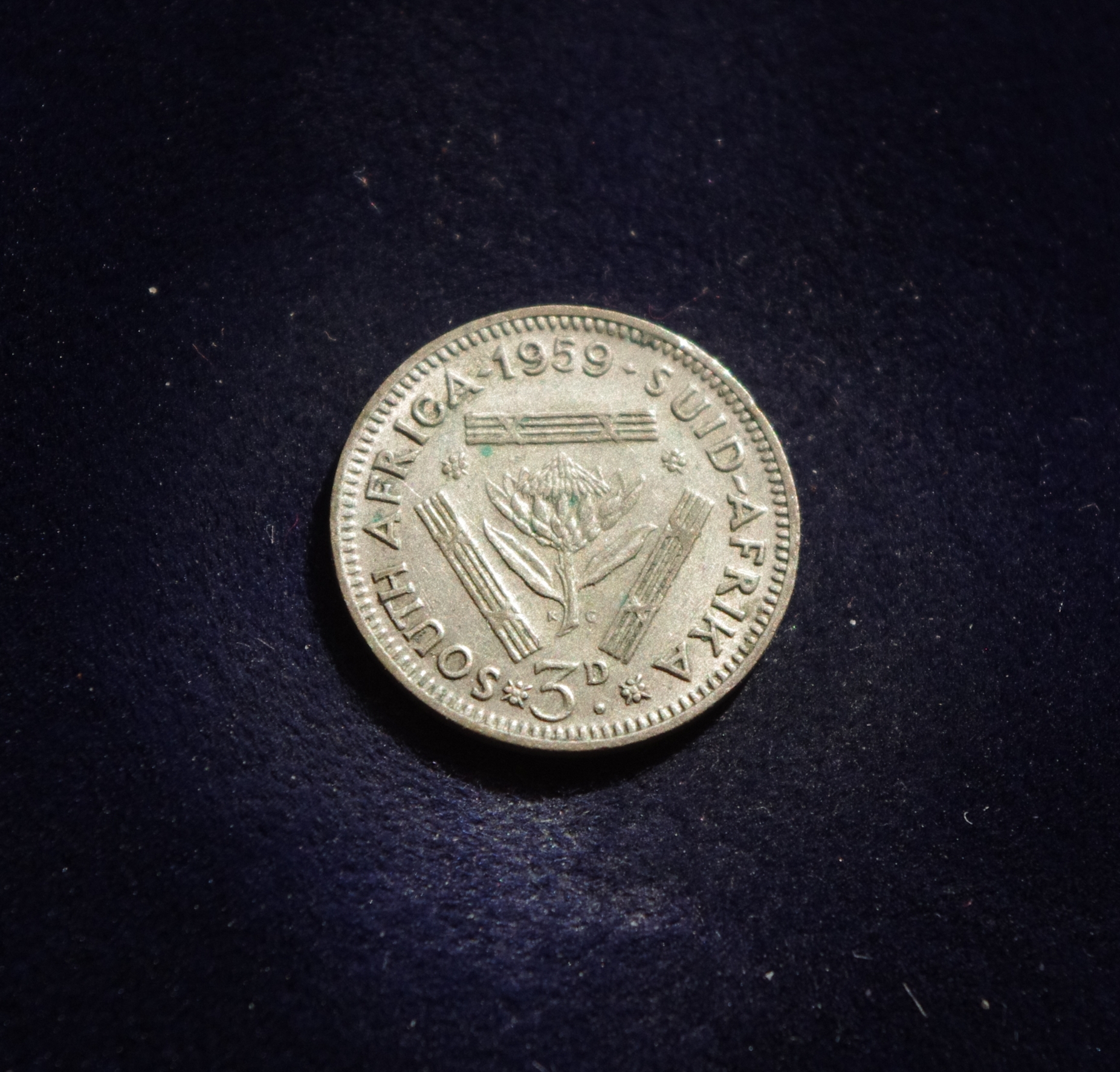 Pietų Afrika, 3 pensai 1959m