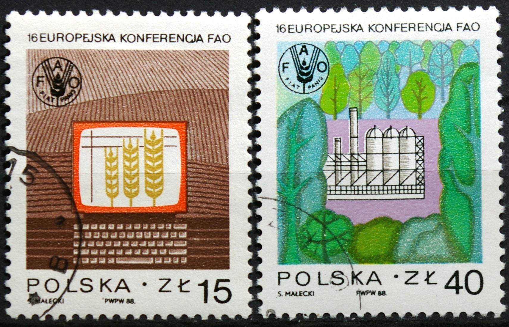 Lenkija, pilna serija ScNr 2862-2863 Used(O)