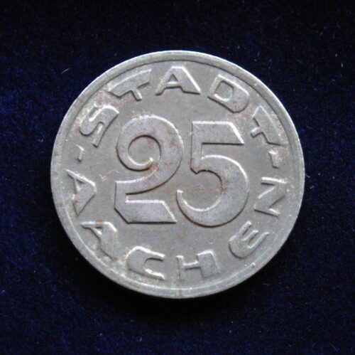 Aacheno notgeldai, 1920m, 25 pfenigiai