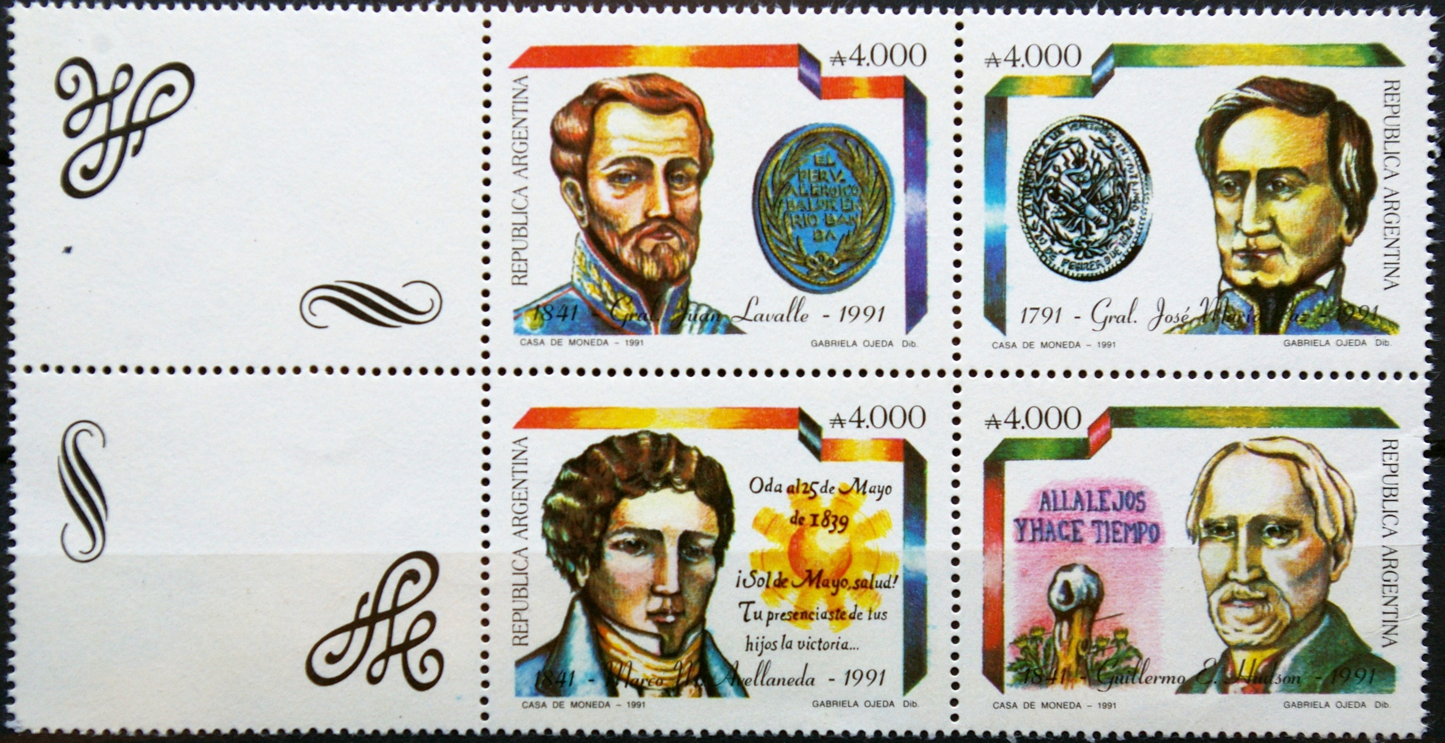 Argentina, pilna serija ScNr 1737 MNH** E