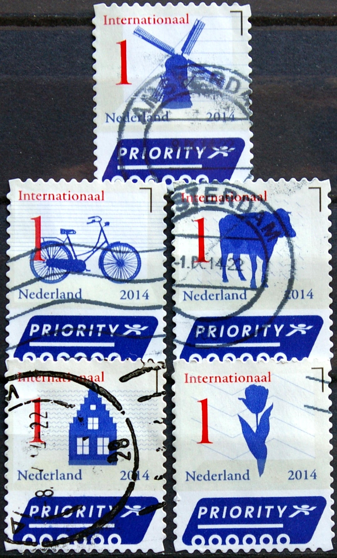 Nyderlandai, MiNr 3204-3208 Used (O)