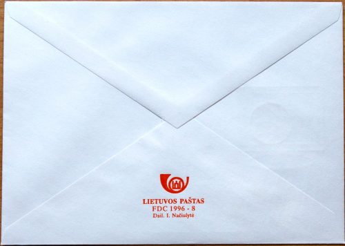 Lietuva, 1996m pirmos dienos vokas su MiNr 615-616