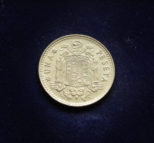 Ispanija, 1 peseta, 1975m *79