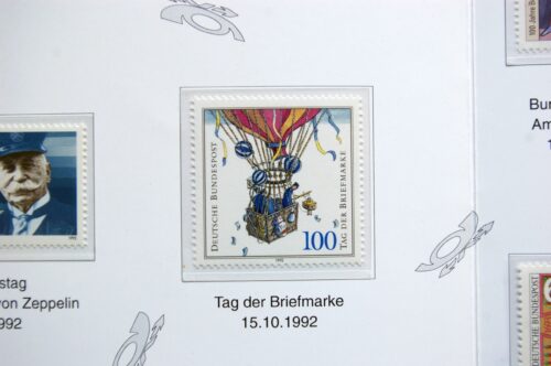 Vokietija, 1992m pašto ženklų rinkinys lankstinuke MNH**