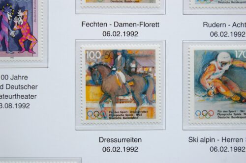 Vokietija, 1992m pašto ženklų rinkinys lankstinuke MNH**