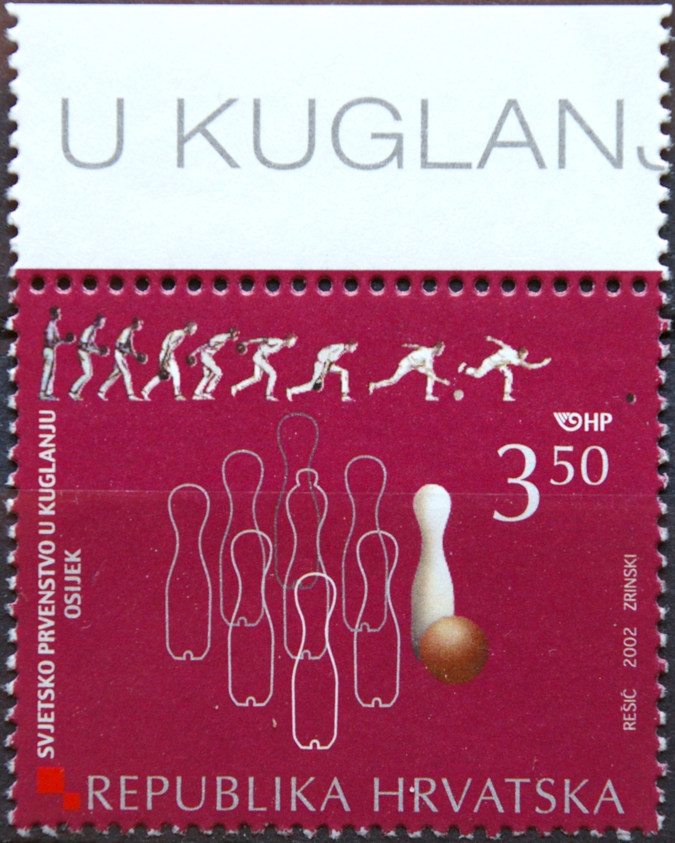 Kroatija MiNr 614 MNH** V