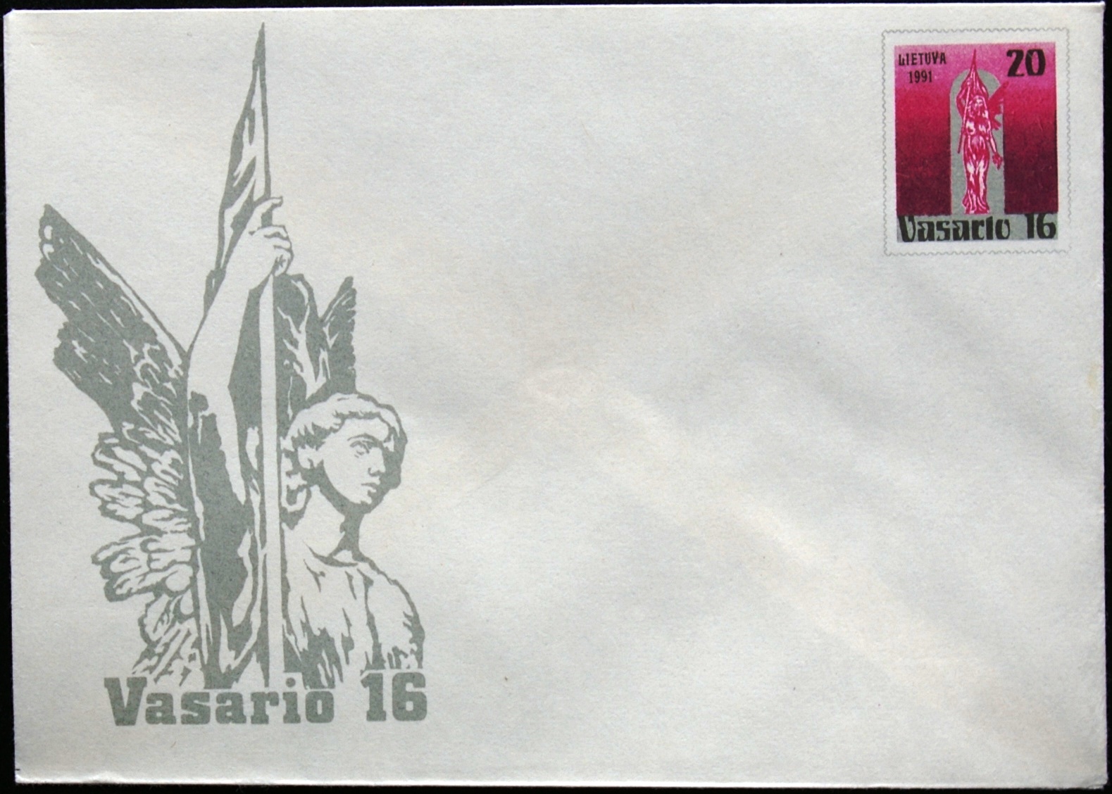 Lietuva, ženklinis vokas KvNr C10 ** B