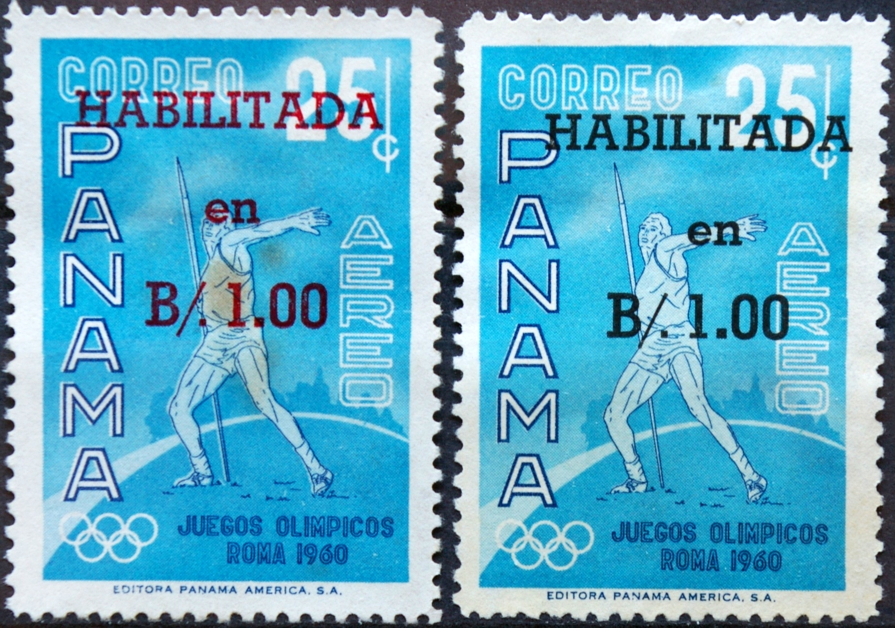 Panama MiNr 591 a/b MNG (*) V