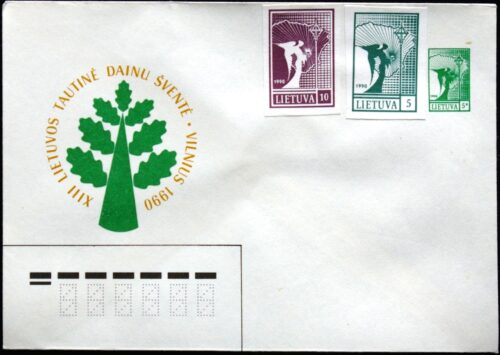 Lietuva, ženklinis vokas KvNr C3A ** B