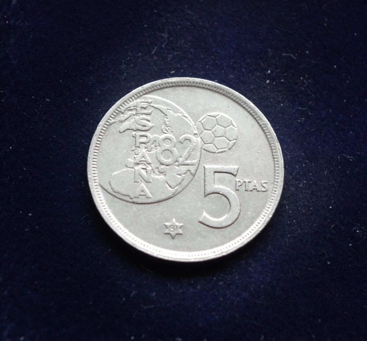 Ispanija, 5 pesetos 1980m *81