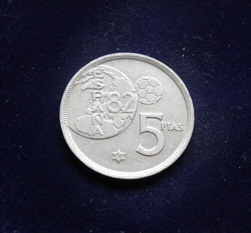 Ispanija, 5 pesetos 1980m *81