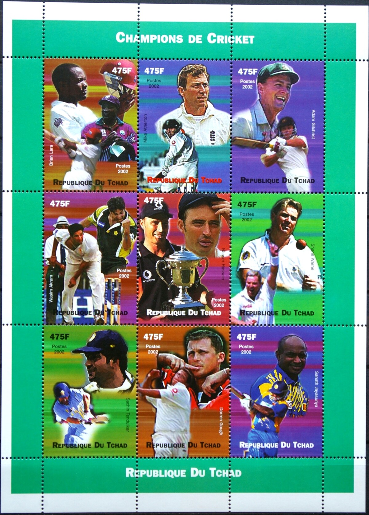 Čadas 2002m MNH** V