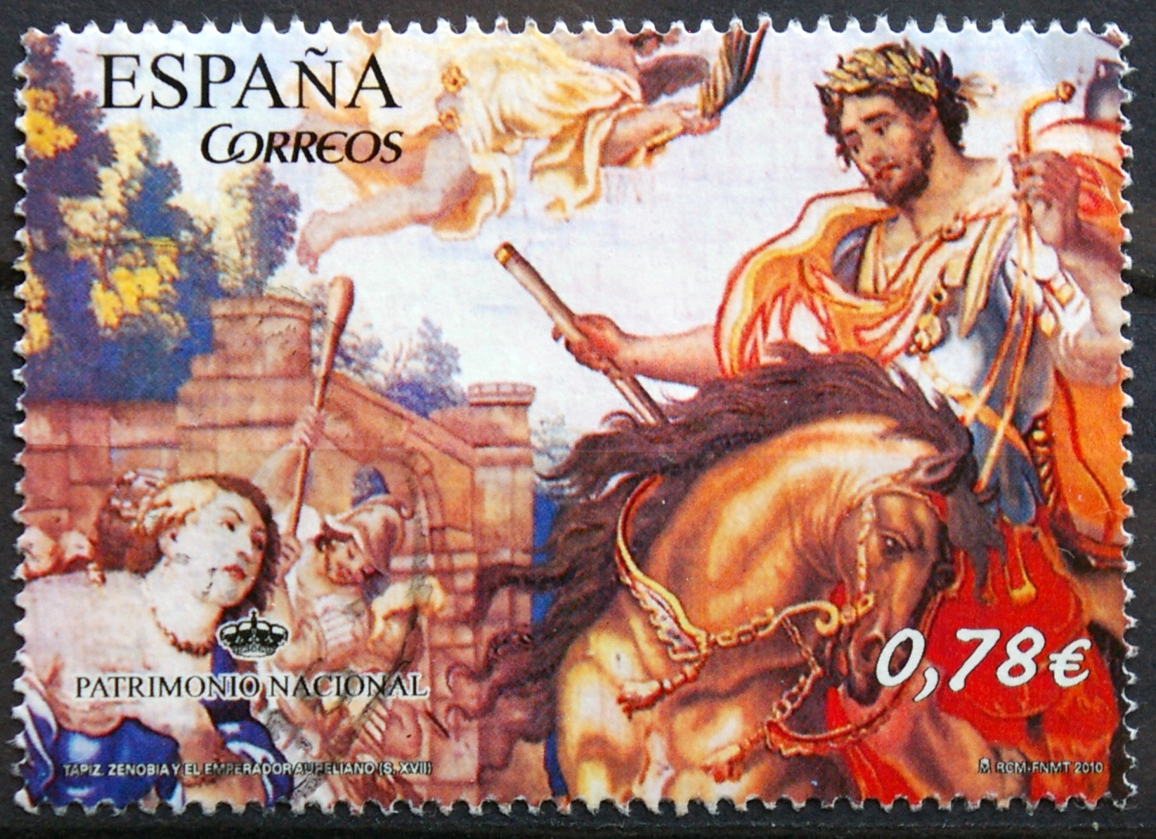 Ispanija, 2010m pašto ženklas Used(O)