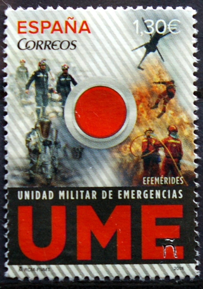 Ispanija, 2016m pašto ženklas Used(O)