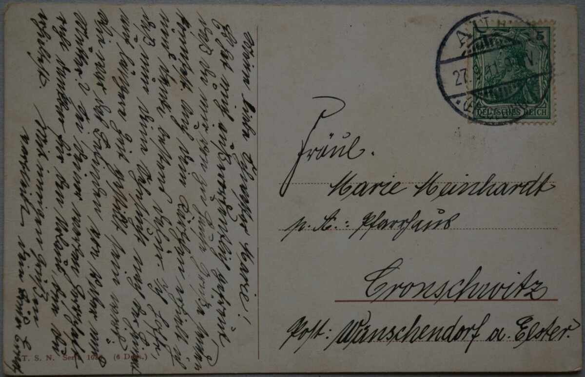 Vokietijos Reichas 1911m atvirlaiškis