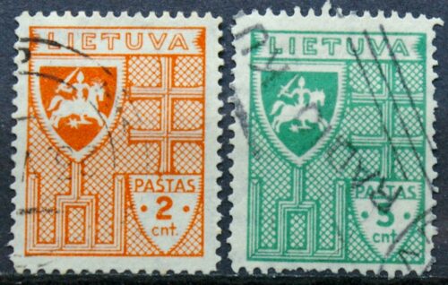 Tarpukario Lietuva, pilna serija, MiNr 408-409 Used(O)