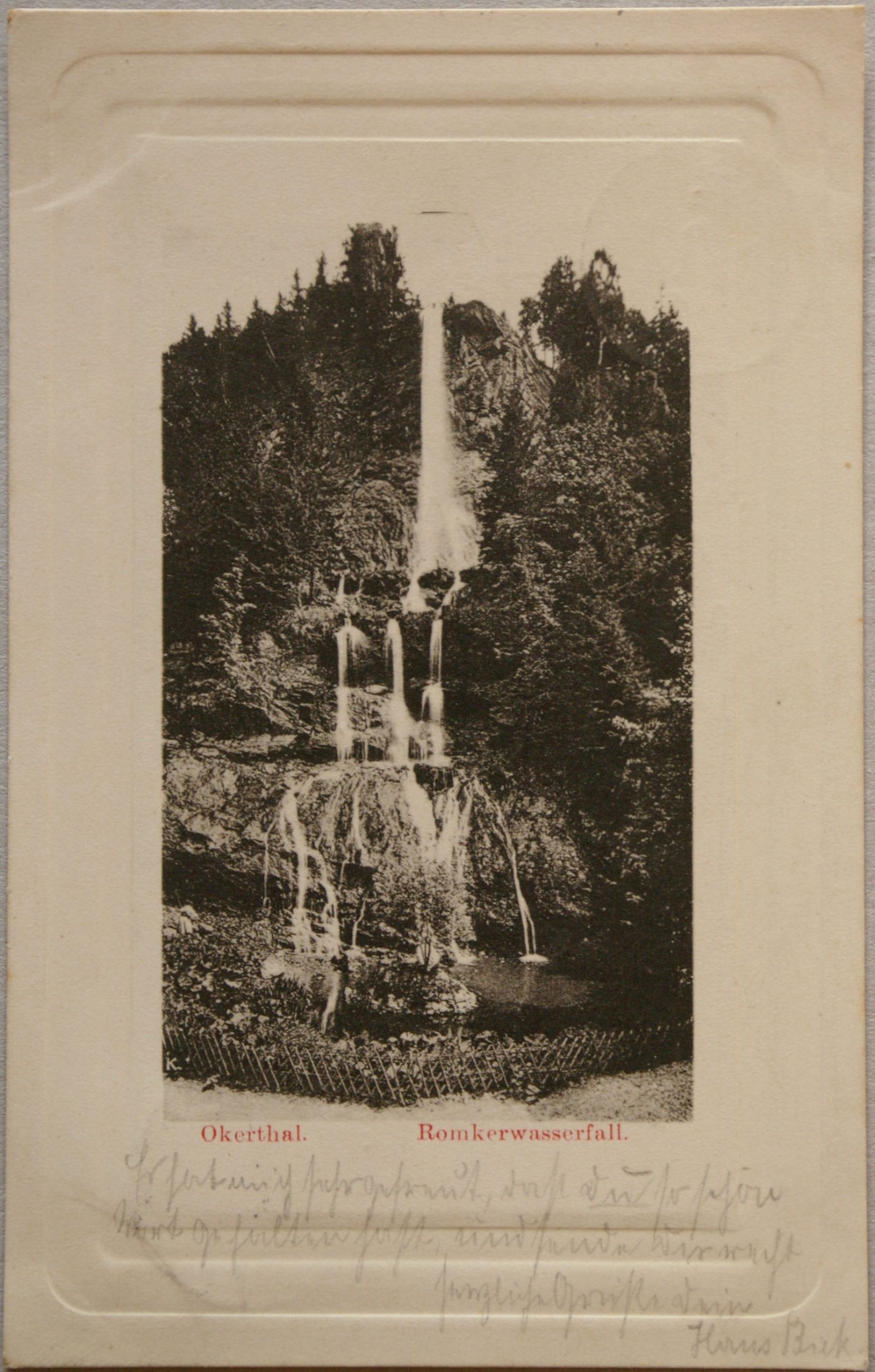 Vokietijos Reichas, Okertalis 1905m atvirlaiškis