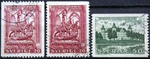 Švedija, pilna serija, MiNr 495C/Do/Du-496A Used (O) 