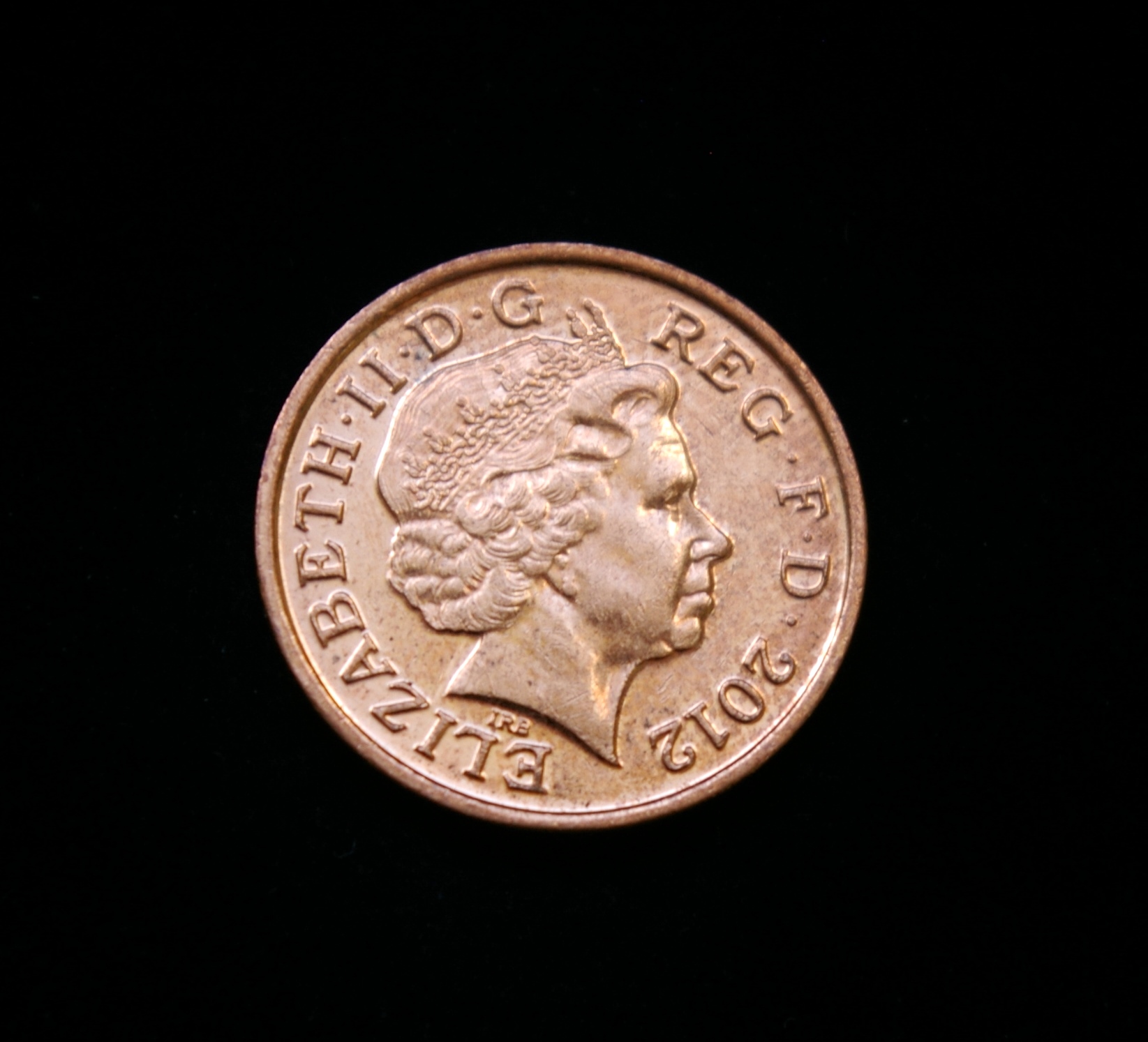 Didžioji Britanija, 1 pensas 2012m