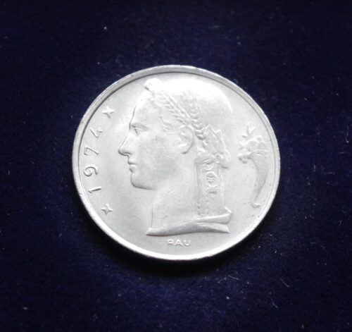Belgija (Belgique), 5 frankai, 1974m