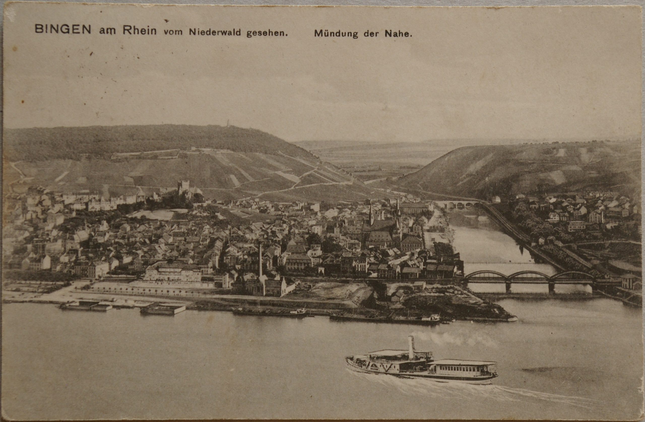 Vokietijos Reichas, Bingenas prie Reino 1918m atvirlaiškis