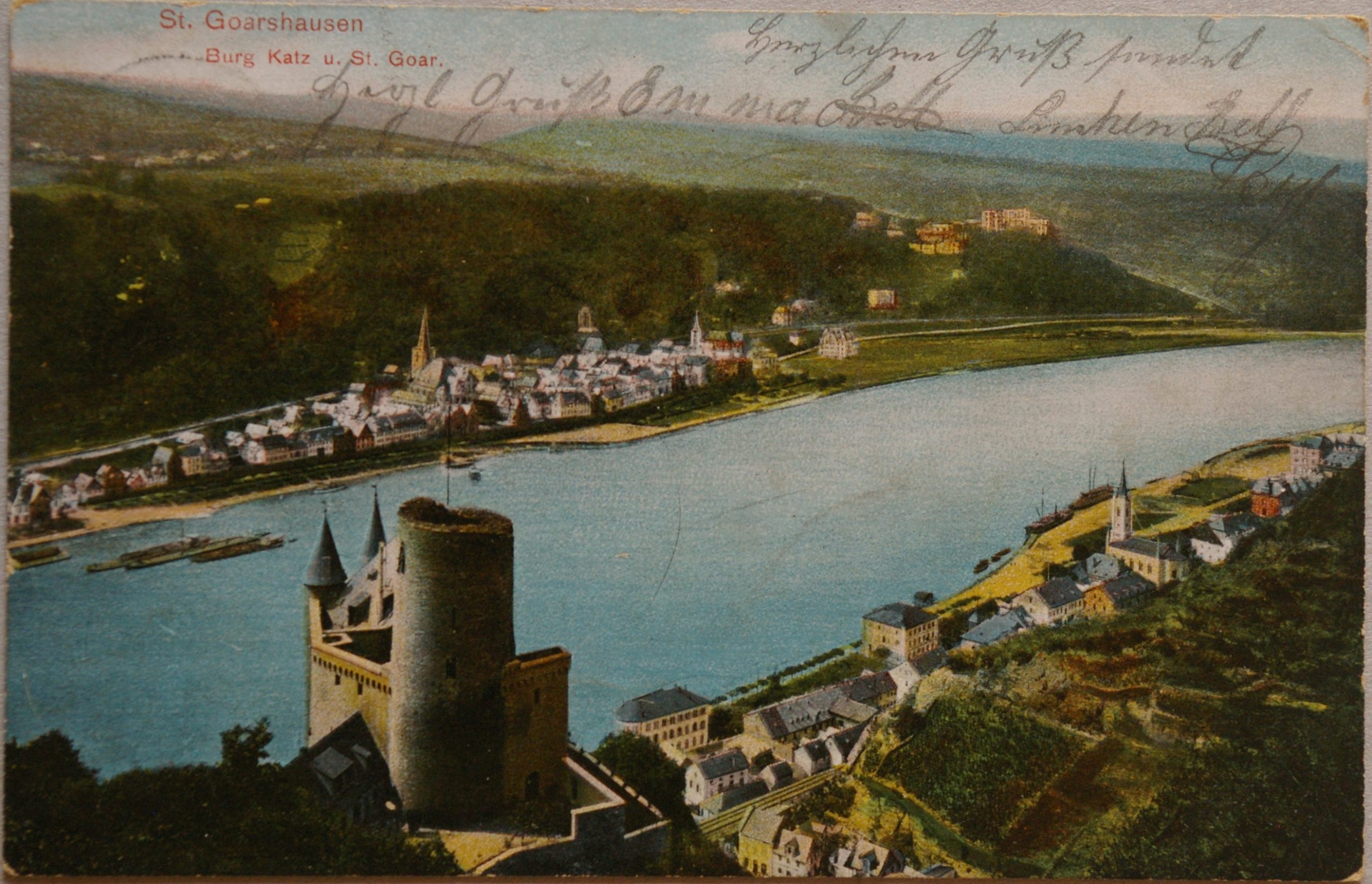 Vokietijos Reichas, St. Goarshausenas 1906m atvirlaiškis