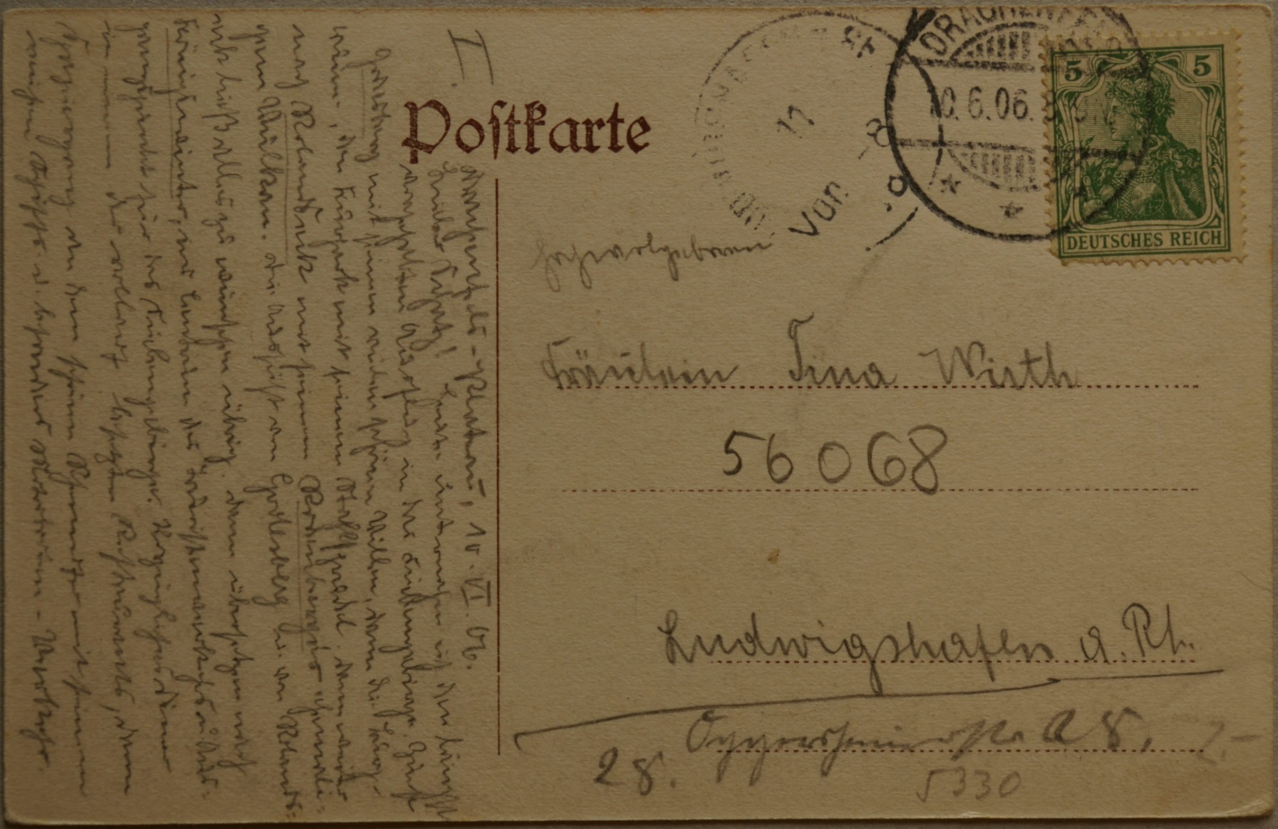 Vokietijos Reichas, Rolanseckas 1906m atvirlaiškis