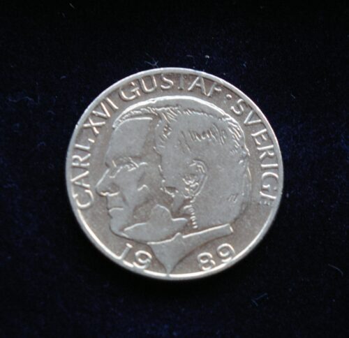 Švedija, 1 krona 1989m