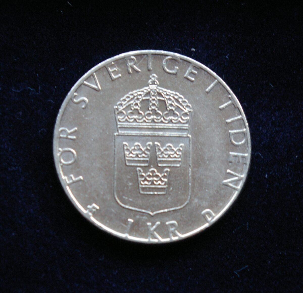 Švedija, 1 krona 1989m