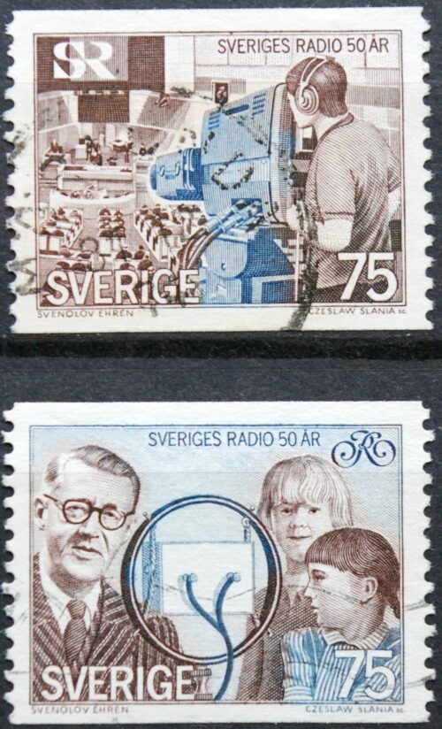 Švedija, pilna serija, MiNr 889-890 Used (O) G