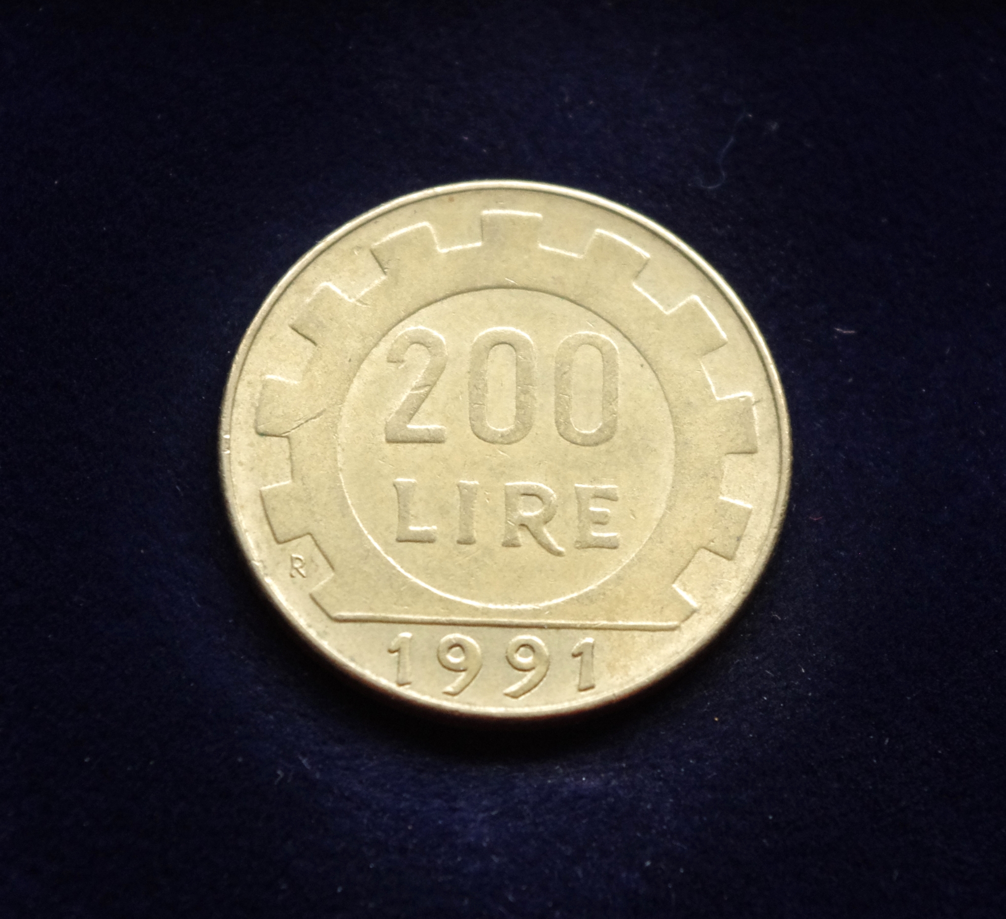 Italija, 200 lirų 1991m