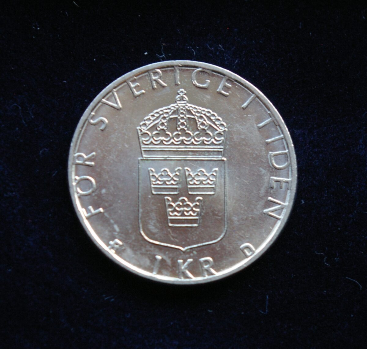 Švedija, 1 krona 1991m