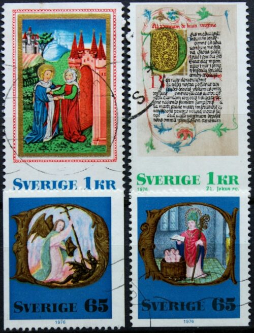 Švedija, pilna serija, MiNr 966-969 Used (O) 