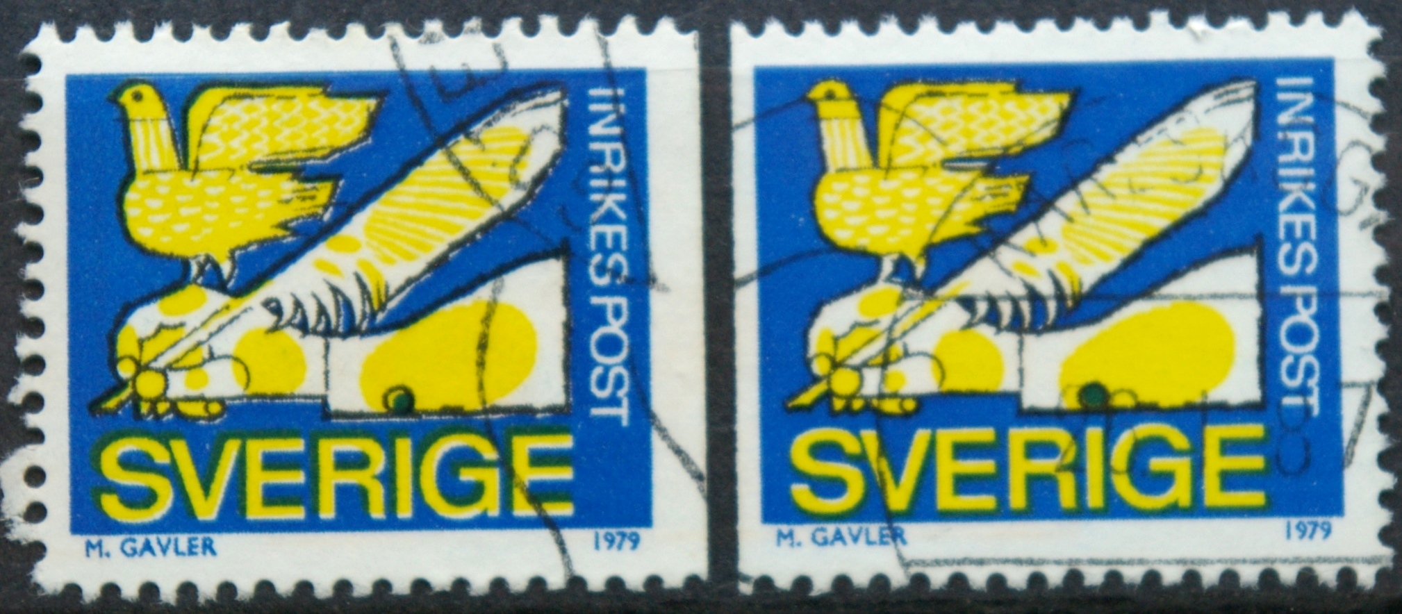 Švedija, MiNr 1057Dr/Dl Used (O) G