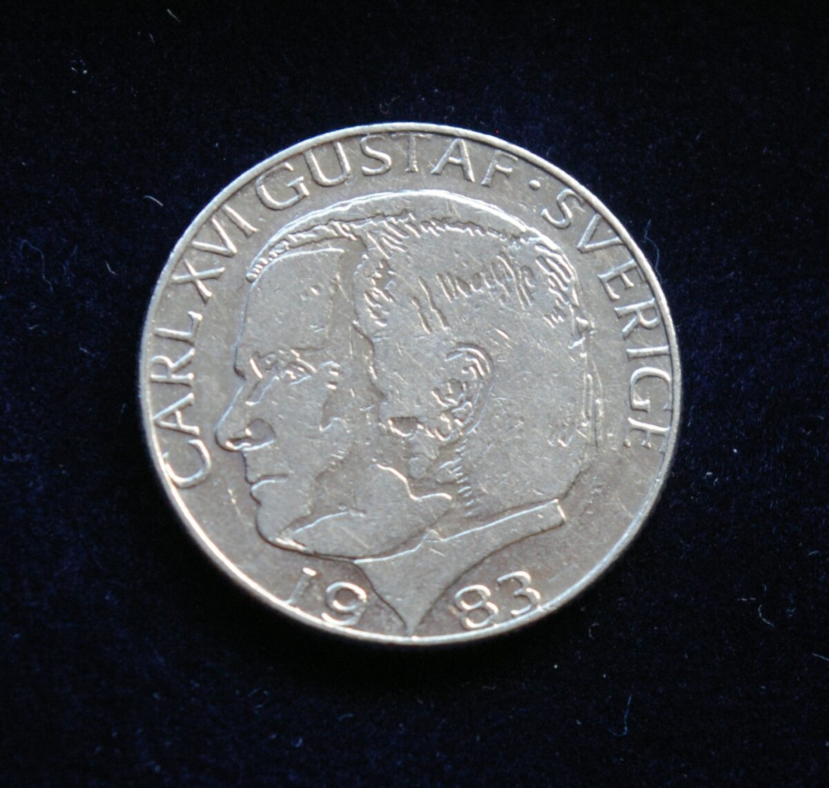 Švedija, 1 krona 1983m