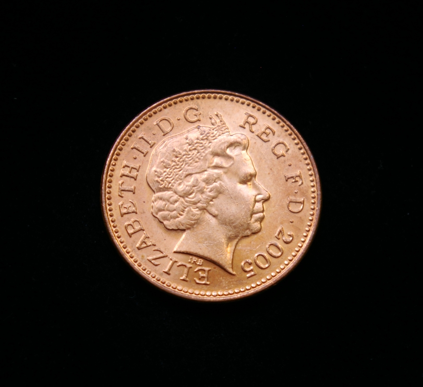 Didžioji Britanija, 1 pensas 2005m