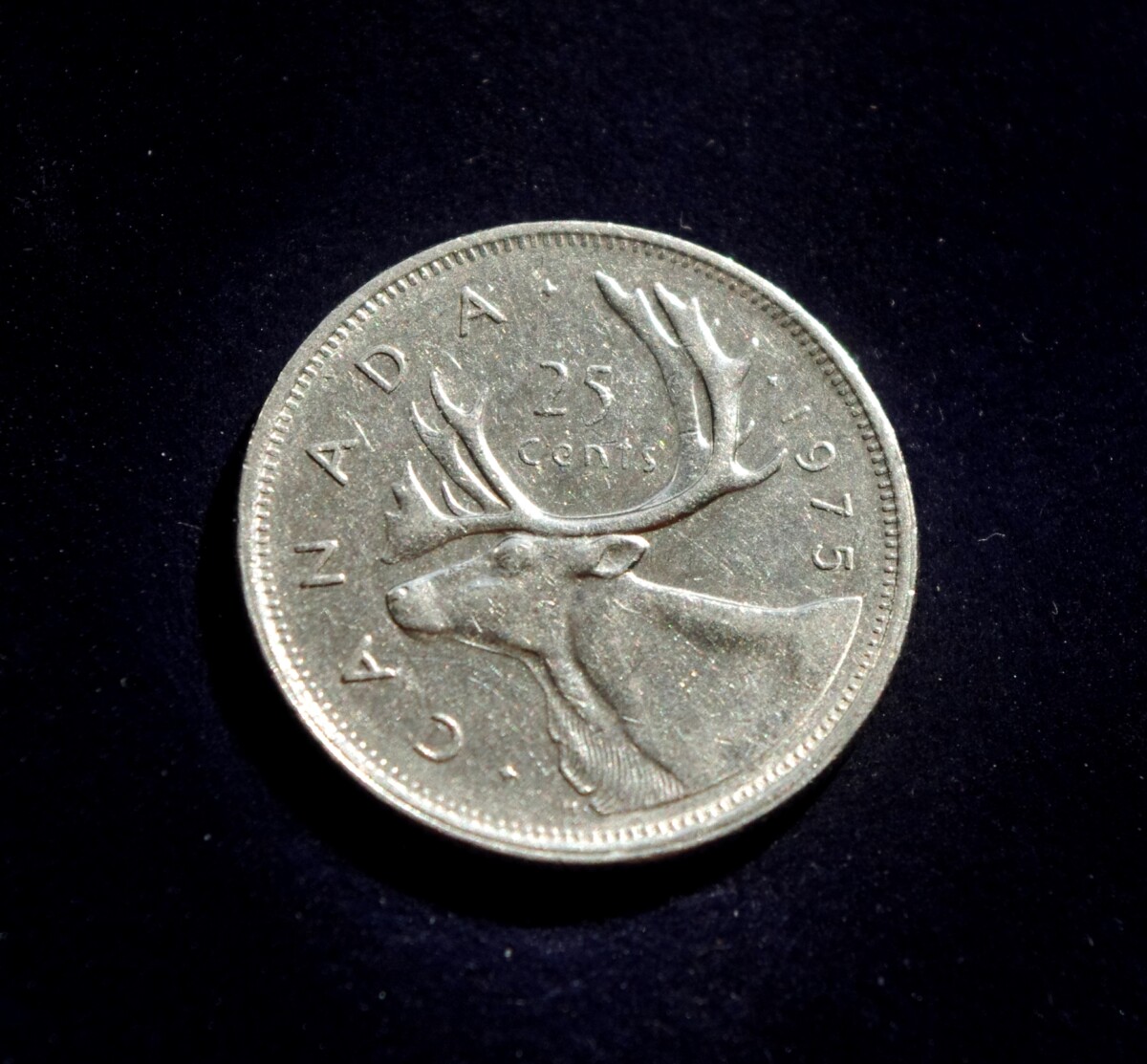 Kanada, 25 centai 1975m
