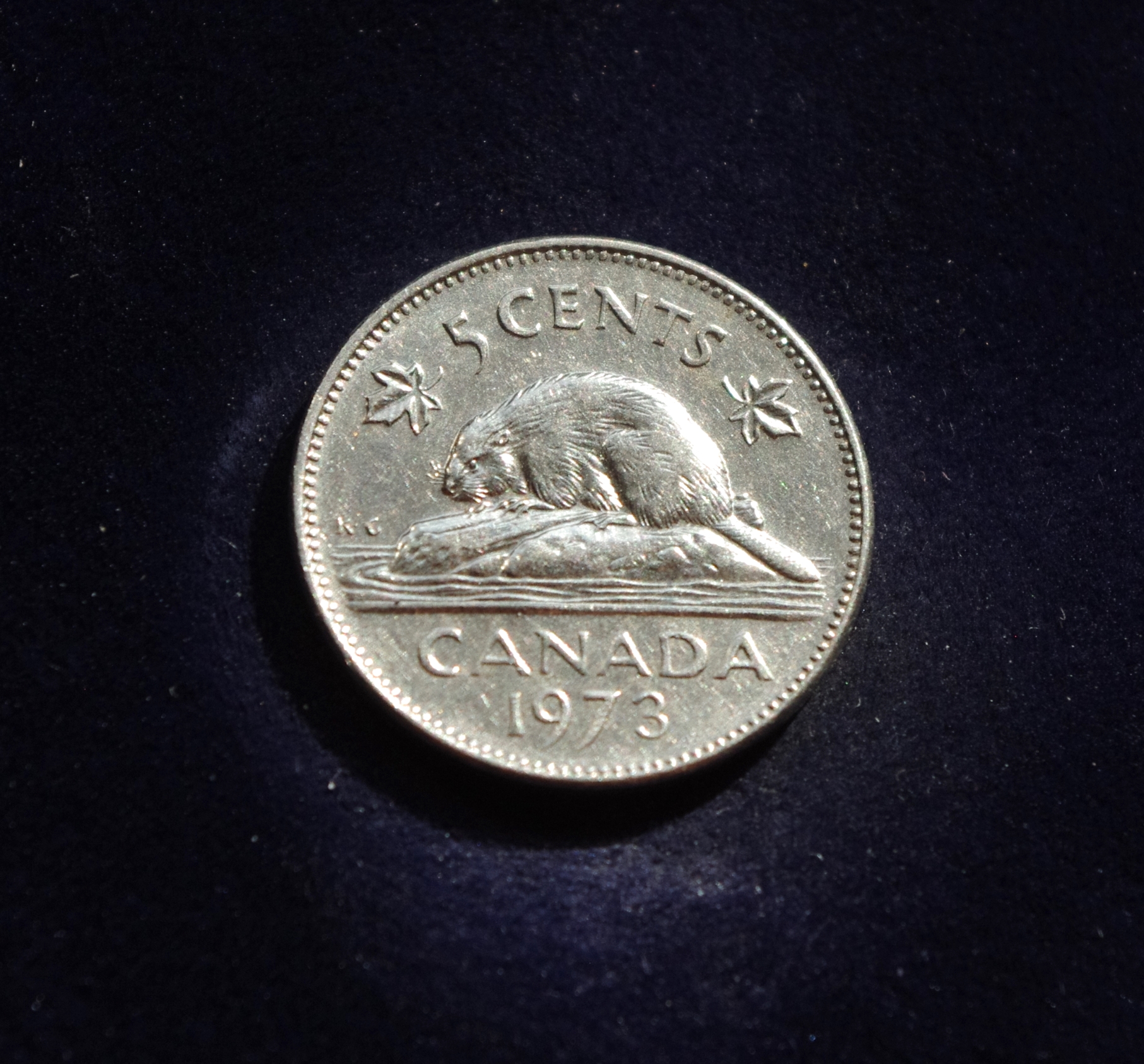 Kanada, 5 centai 1973m