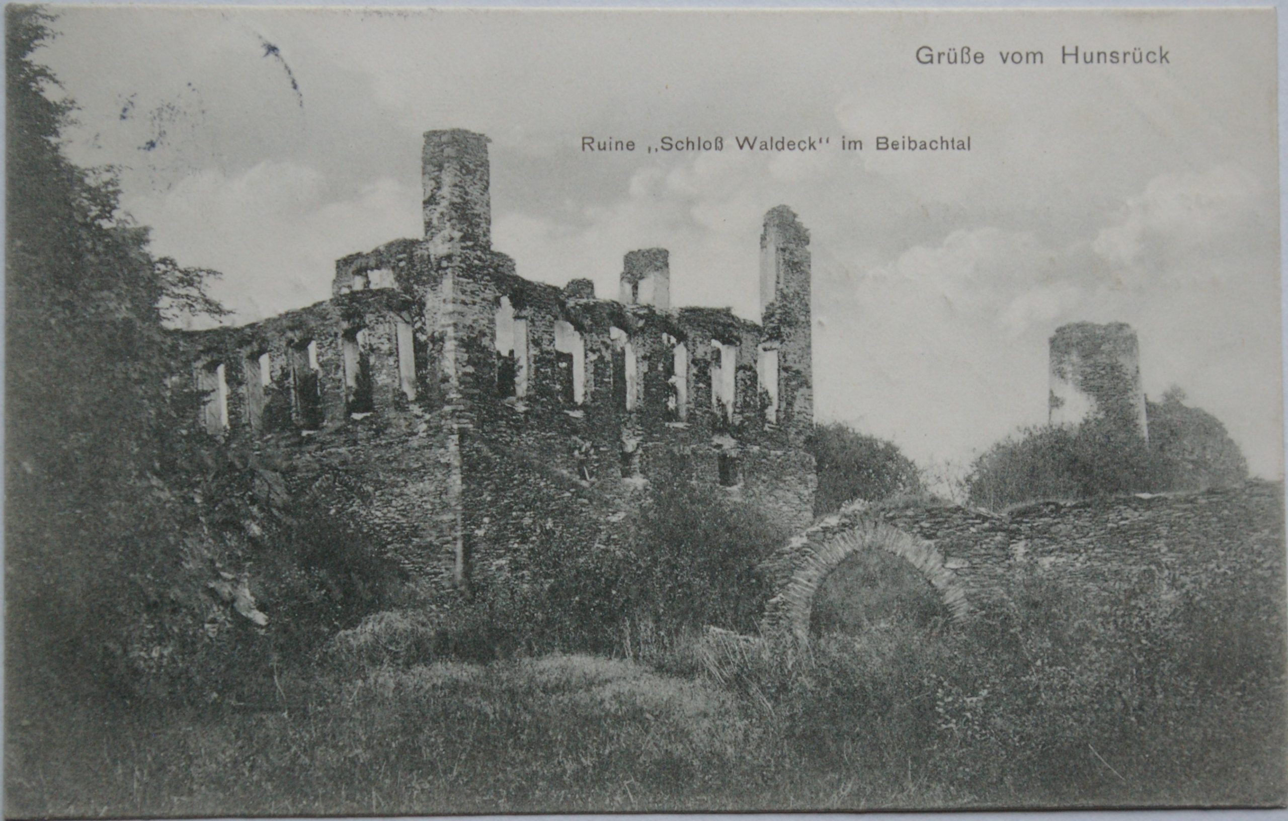 Vokietijos Reichas, Hunsriuckas 1907m atvirlaiškis